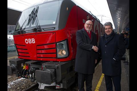 ÖBB Group CEO Andreas Matthä said the locomotives would support RCG’s international expansion (Photo: ÖBB/Christian Zenger).